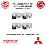 Manley Piston Set 88 Mm Stroke Extreme Duty 86 Bore For Mitsubishi 2.0L 4G63. Fixed Price $907.15.
