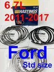 6.7L Ford Powerstroke Piston Ring Set (2011-2017) (std)hastings 2D5853 F350. Fixed Price $199.99.