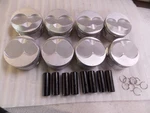 Diamond Forged Pistons, Dlc Pins, 4.055 Bore, 1.250 C.h., Ascs, Je. Fixed Price $275.00.
