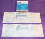 1961-1965 1968 1969 Ford Mustang Mercury 2 Nos Gt 390 4V 6V Std Piston Rings. Fixed Price $39.00.