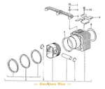 Porsche 993 Engine Piston Cylinder Set 3.6L Vram Genuine Mahle Epw Good Used. Fixed Price $1200.00.