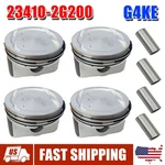 Engine Pistons Rings Kit G4KE For Hyundai Sonata Tucson Kia Optima Sorento 2.4L. Fixed Price $53.99.
