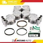 Pistons W/ Rings Fit 93-02 Ford Probe Mazda MX6 626 Millenia V6 2.5L Kl. Fixed Price $199.95.