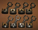 Omc Ford Stern Drive 175 Hp Piston Set Pn D3OZ-6108-B Fits 1974-1977. Fixed Price $136.50.