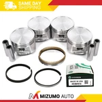 Pistons W/ Rings Fit 90-97 Nissan D21 Pickup 2.4L KA24E Dohc 12V. Fixed Price $149.95.