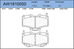 Land Cruiser/prado/tacoma Ii 87-05 OE:04465-60030 Front Brake Pads FERBE:22900. Fixed Price $23.90.