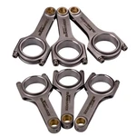 6PCS Connecting Rod Set H-beam 5.313" For Bmw M52B28 S50 S52 3/8" Arp 2000. Fixed Price $563.76.