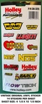 Holley Lunati Hooker - Original Decal Sheet 14 Qty Stickers Per. Fixed Price $8.63.