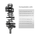 G6DH Engine Crankshaft For 2010-2020 Hyundai Santa Fe Kia Sorento 3.3L. Fixed Price $257.71.