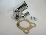 Oldsmobile Chrome Water Neck Thermostat Housing 64-76 330 350 400 455 #9403. Fixed Price $24.99.