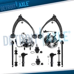 12PC 2WD Front Wheel Bearing Hubs Control Arms Suspension Kit For Sierra 1500. Fixed Price $286.19.