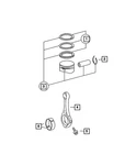 Genuine Mopar Connecting Rod Bearing 68047187AB. Fixed Price $58.63.