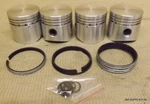 Classic Mini 998CC Piston And Ring Set - Flat Top 9.7:1 +0.060 Overbore Size. Fixed Price $295.79.